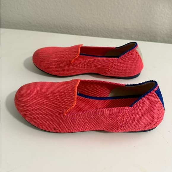 Rothy's Bold Pink and Blue Loafers - Picture 4 of 8